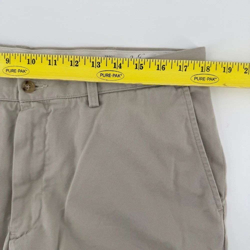 Polo Ralph Lauren Chinos Mens 36x34 Khaki Tan Classic‎ Fit Straight Leg Cotton